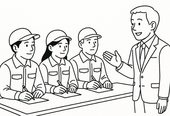 配属後の定期訪問・監査​